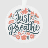 瞑想ヨガ引用文フローラボホ オーナメント (正面)