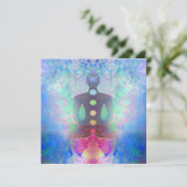 瞑想ヨガ招待状 招待状 (スタンド正面)