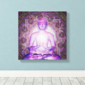 瞑想ライト キャンバスプリント (インサイチュ (ウッドフロア))