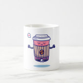 瞑想リラックスでのかわいいコーヒーカップ コーヒーマグカップ (中央)