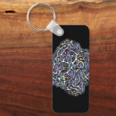 瞑想体感動的ワードアート キーホルダー (正面)