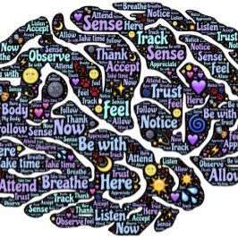 瞑想体感動的ワードアート Tシャツ