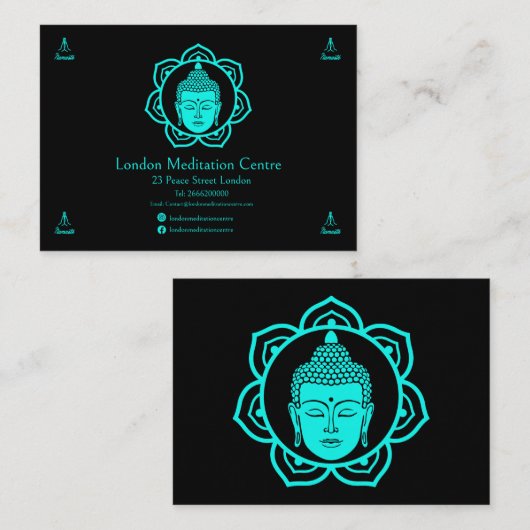 瞑想名刺 名刺 (正面/裏面)