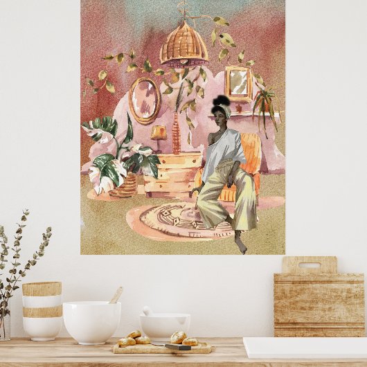 瞑想宇宙 ポスター (キッチン)