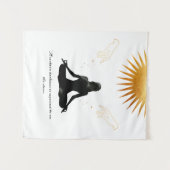 瞑想引用文 タペストリー (正面(横))