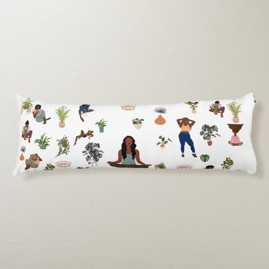 瞑想抱き枕 ボディピロー (正面)