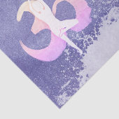 瞑想指導者 ヨガのポーズ オーム 引用句 薄葉紙 (詳細)