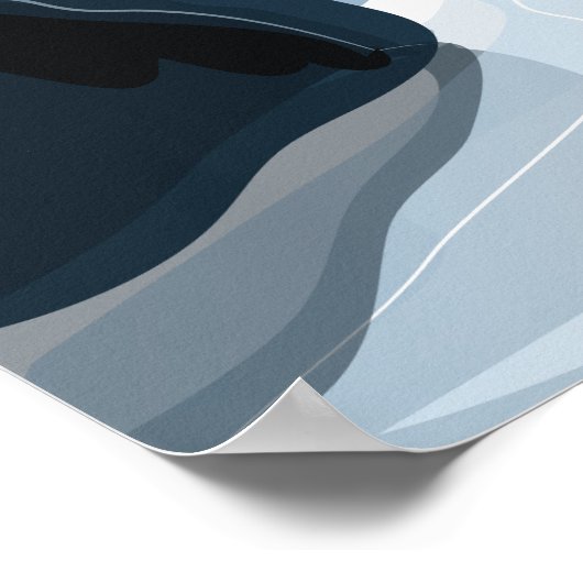 瞑想日本の庭園 ポスター (角)