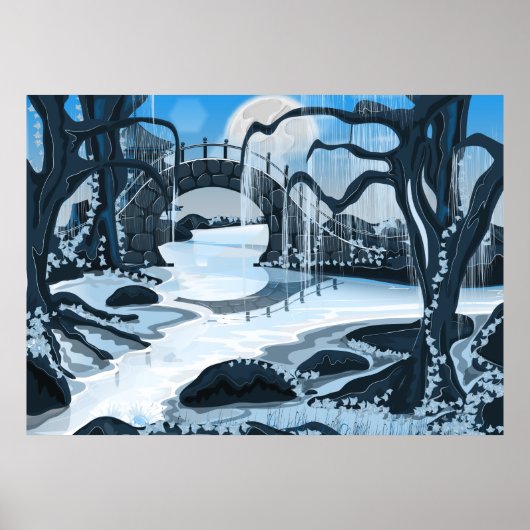 瞑想日本の庭園 ポスター (正面)