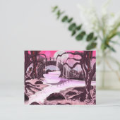 瞑想日本の庭園 ポストカード (スタンド正面)