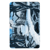 瞑想日本の庭園 マグネット (縦)