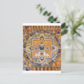 瞑想用曼荼羅宇宙図 ポストカード (スタンド正面)