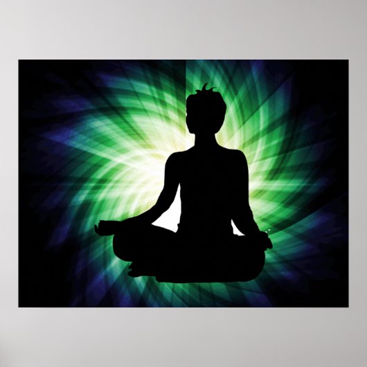 瞑想白熱［赤熱］光を放つアルダ ポスター (正面)