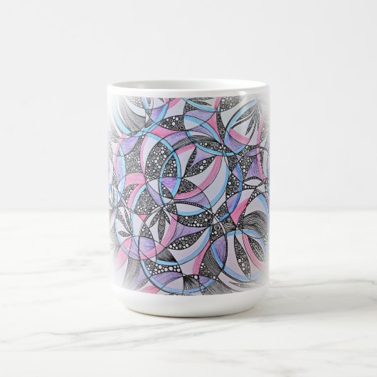 瞑想的な円のマグカップ コーヒーマグカップ (中央)