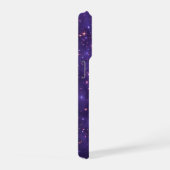 瞑想的な女性と星空 iPhoneケース (右側面)