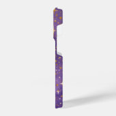 瞑想的な女性と星空 iPhoneケース (左側面)