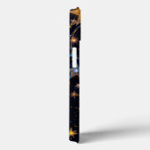 瞑想的な女性 – 神秘的な銀河系デザイン Case-Mate iPhoneケース (裏面 / 右)