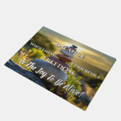 瞑想的な高揚 ドアマット (アングル)