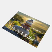 瞑想的な高揚 ドアマット (アングル)