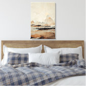 瞑想絵画的な風景の"The Blight Earth"。 キャンバスプリント (インサイチュ (寝室))