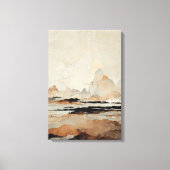 瞑想絵画的な風景の"The Blight Earth"。 キャンバスプリント (正面)