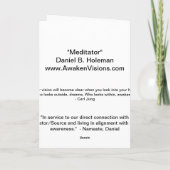 瞑想者 カード (裏面)