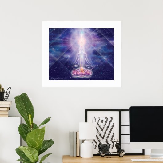 瞑想者 ポスター (ホームオフィス)