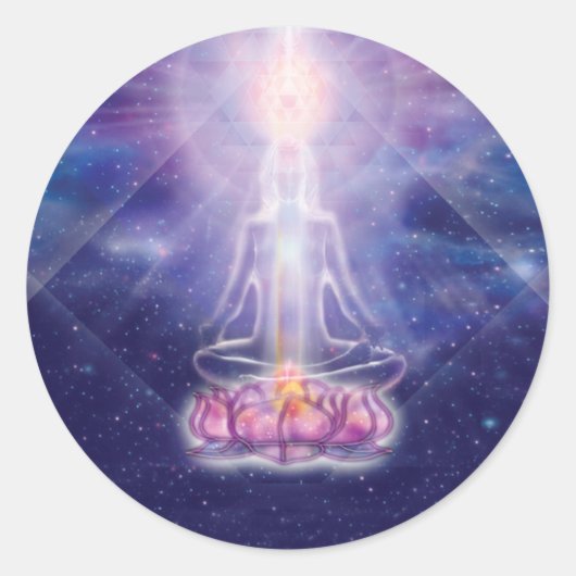 瞑想者 ラウンドシール (正面)