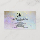 *~*瞑想金ゴールドマン+月のヨガの心遣い 名刺 (裏面)