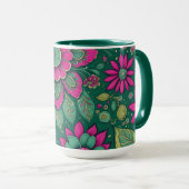 瞑想開花 マグカップ (正面右)