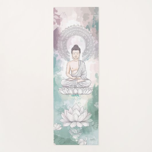瞑想魅力的強化のための仏陀ヨガマット ヨガマット (正面)