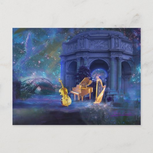 瞑想1 ポストカード (正面)