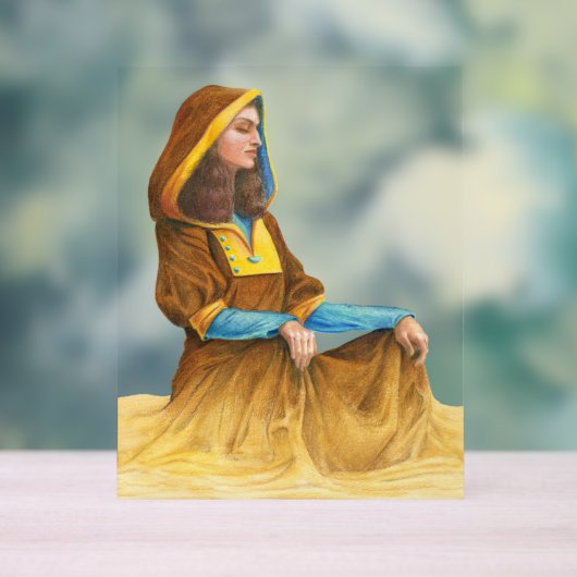 瞑想 アクリルサイン (ニュートラル)