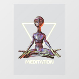 瞑想。エイリアン ウィンドウサイン