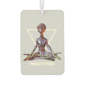 瞑想。エイリアン カーエアーフレッシュナー (裏面)