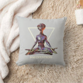 瞑想。エイリアン クッション (ブランケット)