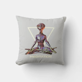 瞑想。エイリアン クッション
