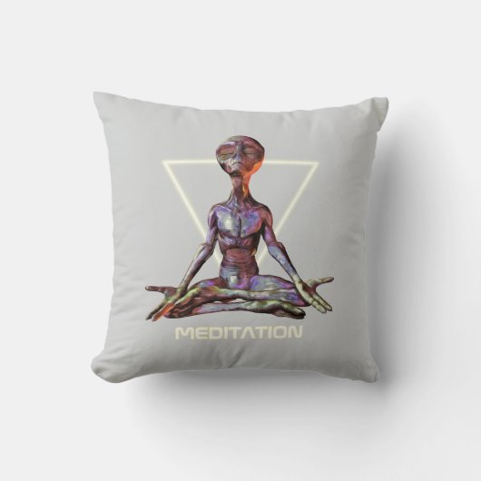 瞑想。エイリアン クッション (正面)