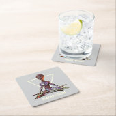 瞑想。エイリアン スクエアペーパーコースター (インサイチュ)