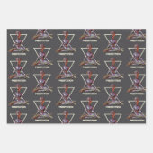 瞑想。エイリアン ラッピングペーパーシート (正面3)