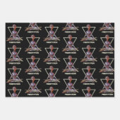 瞑想。エイリアン ラッピングペーパーシート (正面2)