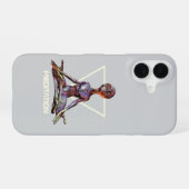 瞑想。エイリアン iPhone 16ケース (裏面横)