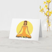 瞑想 カード (黄色い花)