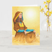 瞑想 カード (黄色い花)