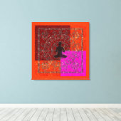 瞑想 – キャンバスプリント (インサイチュ (ウッドフロア))