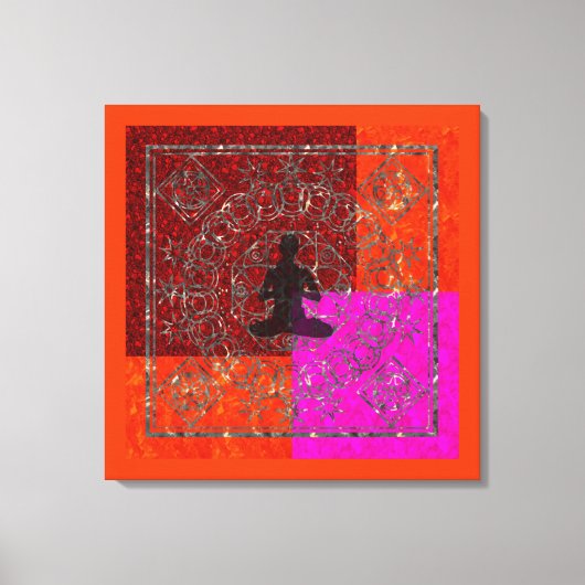 瞑想 – キャンバスプリント (正面)