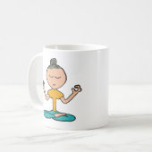 瞑想 コーヒーマグカップ (正面左)