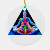 瞑想 セラミックオーナメント (正面)