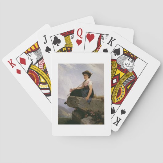 瞑想(パネルの油) トランプ (裏面)