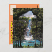 瞑想 ポストカード (正面/裏面)